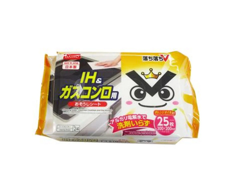 落ち落ちＶおそうじシート　ＩＨ＆ガスコンロ用　２５枚